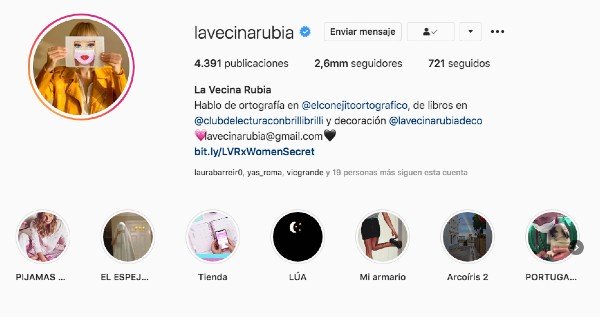 lavecinarubia instagram