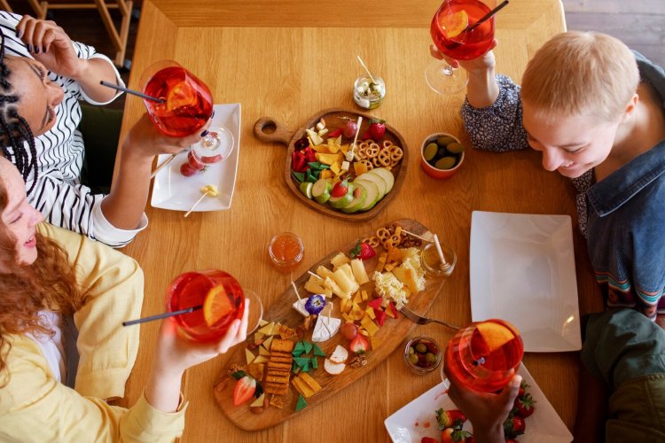 Aperitivos fríos para mucha gente