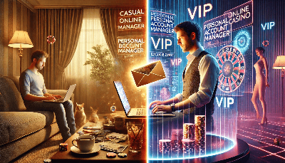 Visualización del trato exclusivo y personalizado que reciben los jugadores VIP en plataformas de juego digital